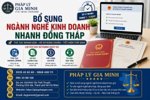 Bổ sung ngành nghề kinh doanh tại Đồng Tháp