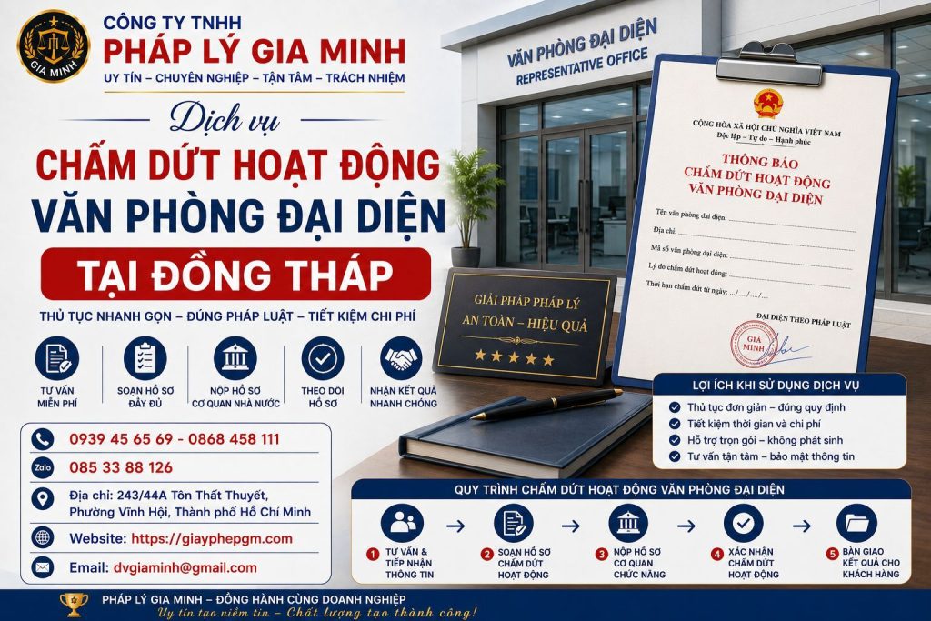 Dịch vụ giải thể văn phòng đại diện tại Đồng Tháp uy tín – Nhanh gọn, đúng pháp luật 1 dịch vụ giải thể văn phòng đại diện tại đồng tháp
