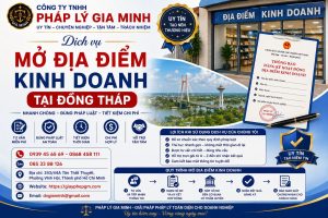dịch vụ mở địa điểm kinh doanh tại đồng tháp
