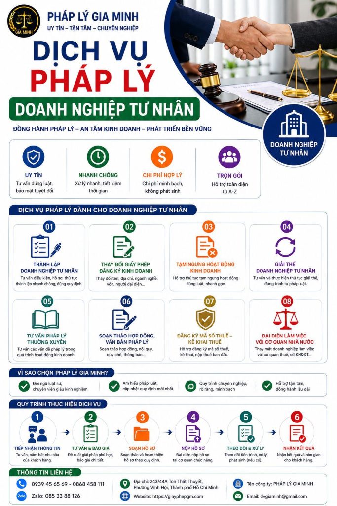 Dịch vụ pháp lý doanh nghiệp tư nhân