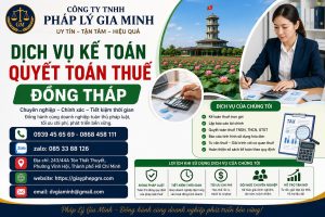 Dịch vụ quyết toán thuế tại Đồng Tháp