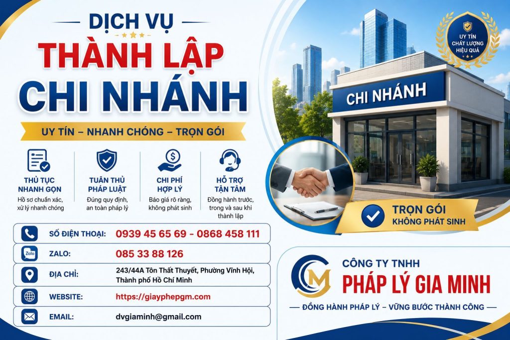 Dịch vụ mở chi nhánh công ty tại Đồng Tháp uy tín 3 Dịch vụ thành lập chi nhánh uy tín