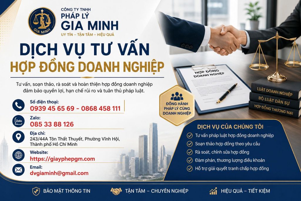 Dịch vụ luật sư doanh nghiệp tại Đồng Tháp – Đồng hành pháp lý toàn diện cho doanh nghiệp hiện đại 5 Dịch vụ tư vấn hợp đồng doanh nghiệp Đồng Tháp