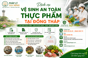 Dịch vụ vệ sinh an toàn thực phẩm tại Đồng Tháp