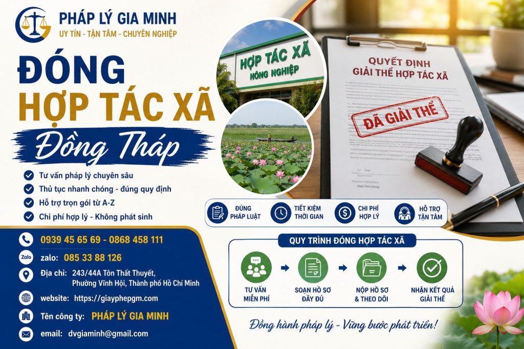 Đóng hợp tác xã Đồng Tháp