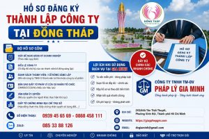 Hồ sơ đăng ký thành lập công ty Đồng Tháp