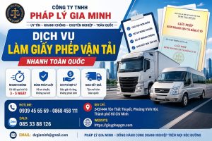 Hướng dẫn xin giấy phép kinh doanh vận tải hàng hóa