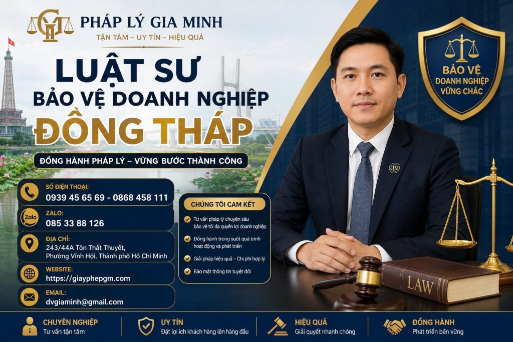 Luật sư bảo vệ doanh nghiệp Đồng Tháp