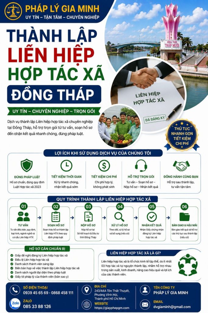 Thành lập liên hiệp hợp tác xã Đồng Tháp