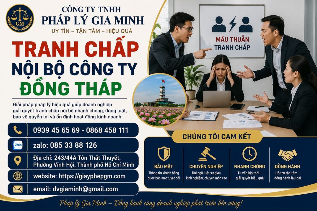 Tranh chấp nội bộ công ty Đồng Tháp