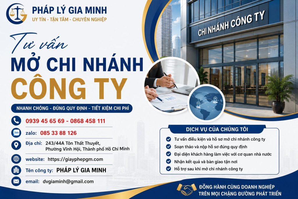 Dịch vụ mở chi nhánh công ty tại Đồng Tháp uy tín 5 Tư vấn mở chi nhánh công ty