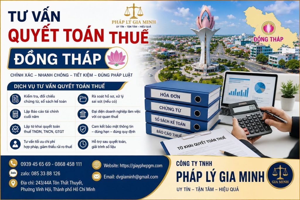 Dịch vụ quyết toán thuế tại Đồng Tháp chuyên nghiệp, an toàn, tối ưu rủi ro doanh nghiệp 5 Tư vấn quyết toán thuế Đồng Tháp