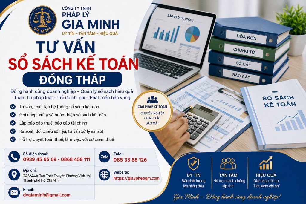Dịch vụ làm sổ sách kế toán tại Đồng Tháp uy tín – Giải pháp tối ưu cho doanh nghiệp 8 Tư vấn sổ sách kế toán Đồng Tháp
