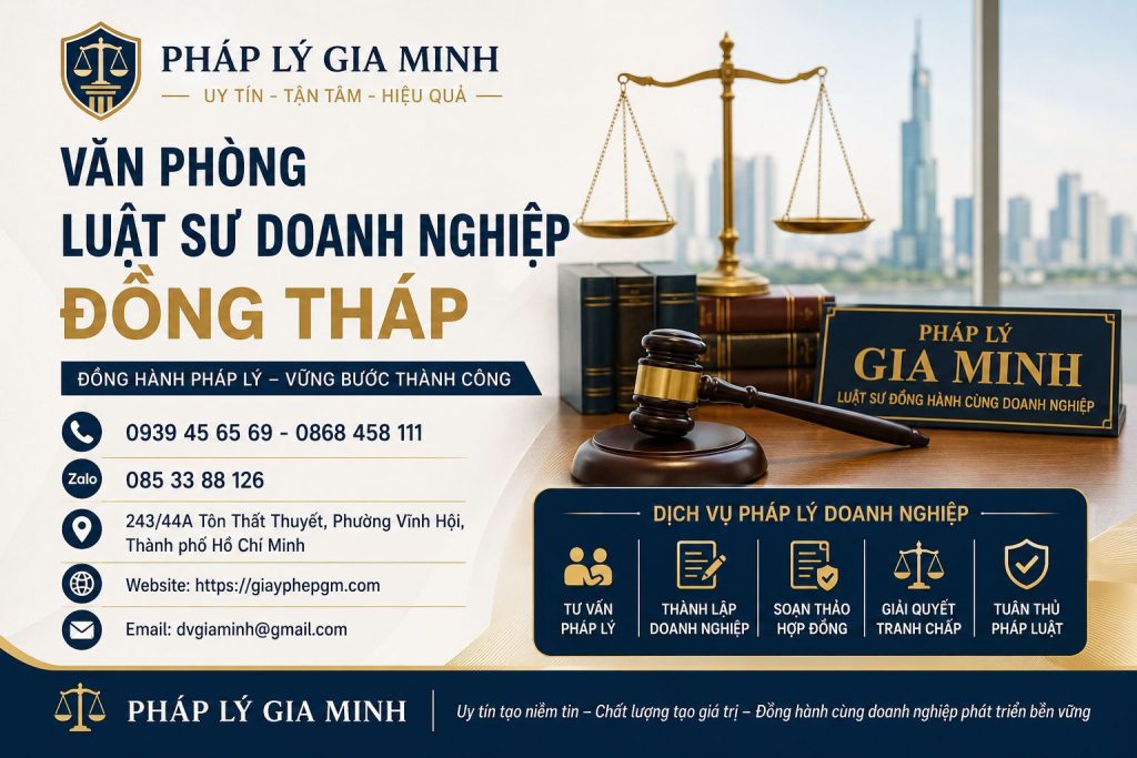 Văn phòng luật sư doanh nghiệp Đồng Tháp