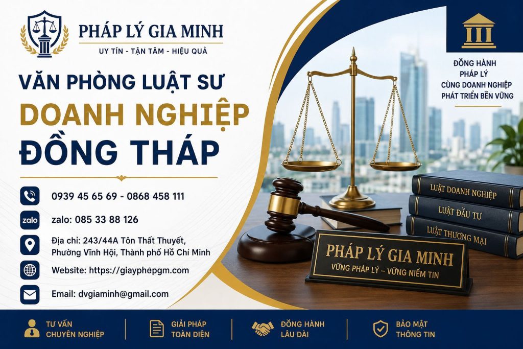 Dịch vụ luật sư doanh nghiệp tại Đồng Tháp – Đồng hành pháp lý toàn diện cho doanh nghiệp hiện đại 10 Văn phòng luật sư doanh nghiệp Đồng Tháp