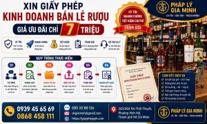 Xin giấy phép bán lẻ rượu cần những gì