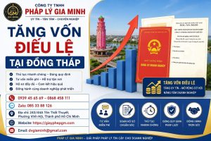 Tăng Vốn Điều Lệ Tại Đồng Tháp