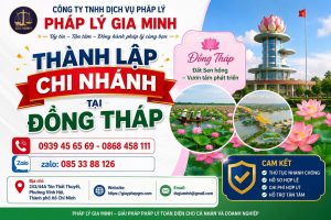 Thành Lập Chi Nhánh Tại Đồng Tháp