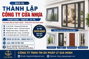 Thành Lập Công Ty Cửa Nhựa