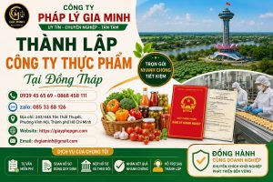 Thành Lập Công Ty Thực Phẩm Tại Đồng Tháp