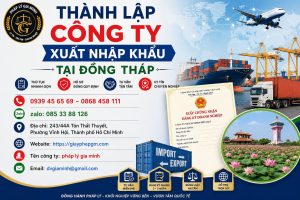 Thành Lập Công Ty Xuất Nhập Khẩu Tại Đồng Tháp