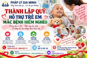 Thành lập quỹ hỗ trợ trẻ em mắc bệnh hiểm nghèo